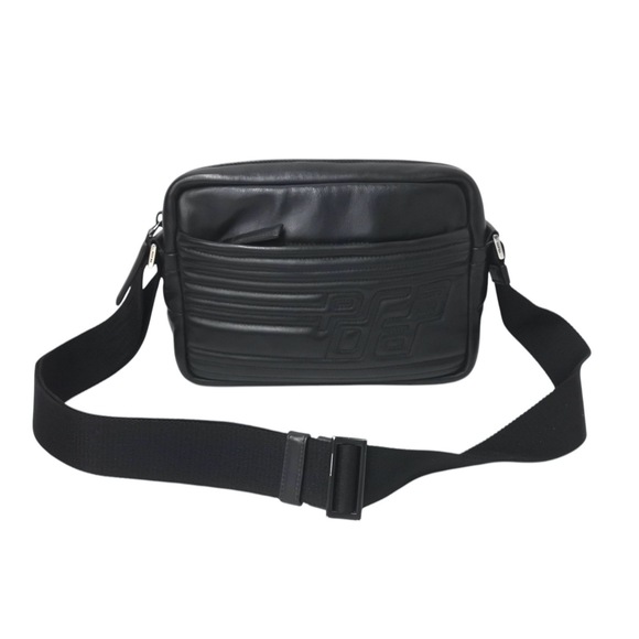 Prada Shoulder Bag Black Blue Crossbody - Picture 1 of 10